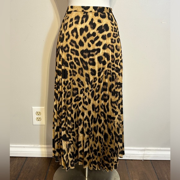 Gorgeous Leopard Print midi skirt size M - Picture 2 of 6